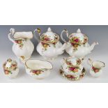 A very large collection of Royal Albert Old Country Roses dinner, tea and decorative ware