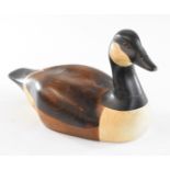 Country Tradition of Waterloo signed limited edition 1 of 2 carved wooden Canada goose decoy, length