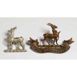 British Army Royal Warwickshire Regiment officer's collar badge, with Firmin London tablet to