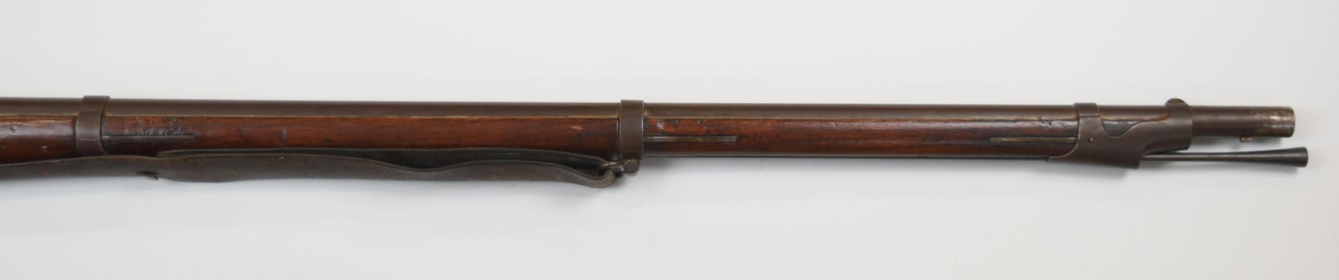 Springfield Armory model 1842 pattern percussion hammer action musket with lock stamped 'Spring - Image 5 of 10