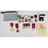 WW2 medal group of five attributed to W Scott, comprising OBE (Civil Award), 1939/1945 Star, Burma