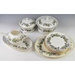 Royal Worcester dinner ware decorated in the Lavinia pattern, approximately 127 pieces