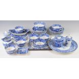 A collection of Spode Italian tea and dinner ware, approximately twenty eight pieces