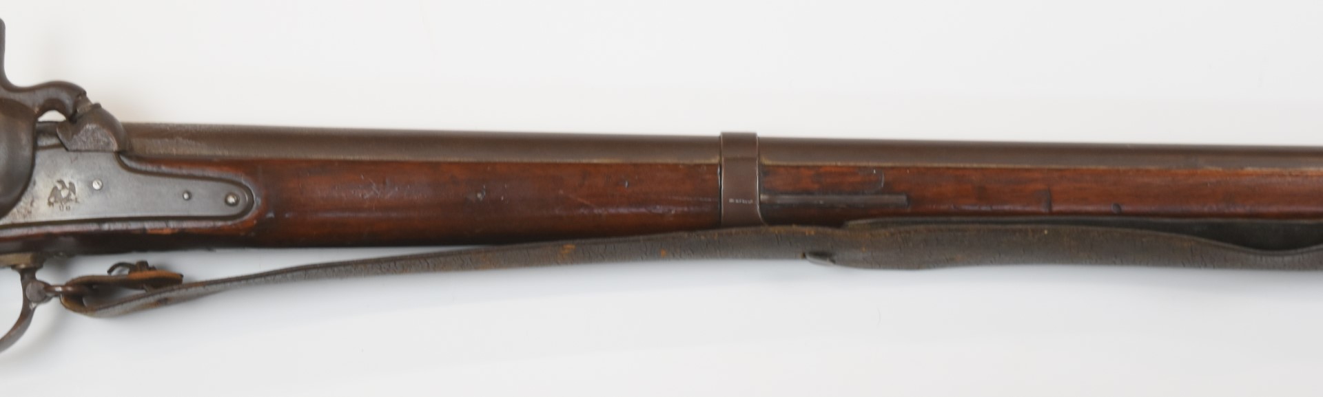 Springfield Armory model 1842 pattern percussion hammer action musket with lock stamped 'Spring - Image 4 of 10