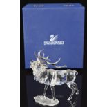 Swarovski Crystal glass Stag, in original box.