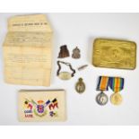 British Army WW1 medal pair comprising War Medal and Victory Medal named to 226458 Driver S M