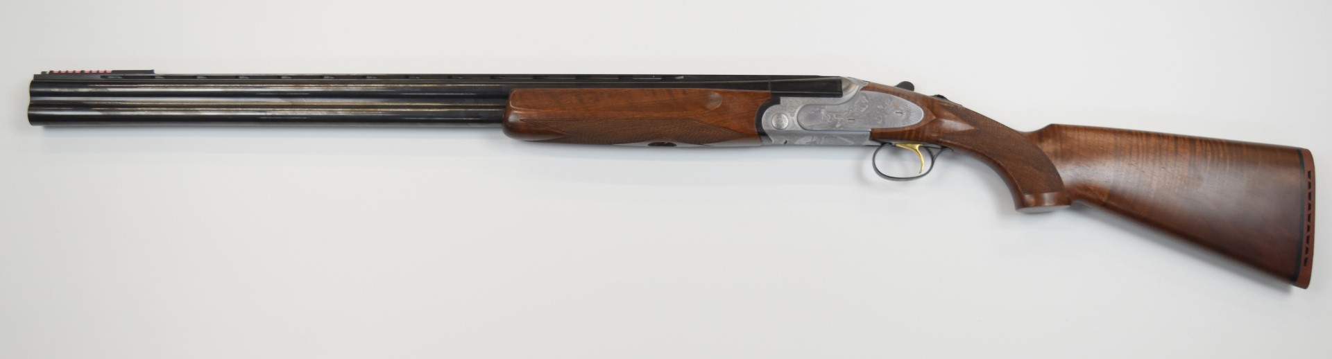 Sabatti 12 bore over under ejector shotgun with engraved scenes of birds to the sidelock plates - Image 7 of 12