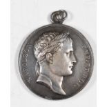 Napoleonic interest Napoleon medallion with bust of the emperor and 'L'Aigle Francaise sur le