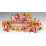 A collection of twenty-three Skipper Barbie dolls by Mattel with many early examples to include