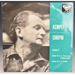 Kempff - Chopin Volume 3 (SXL 2025) wide groove, record and cover appear at least VG