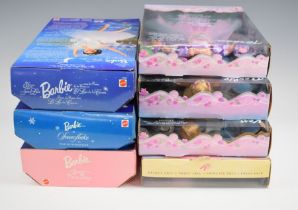 Seven Mattel Barbie dolls from the Swan Lake and Nutcracker collections to include Barbie The
