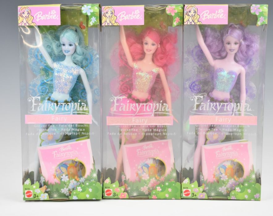 Nine Mattel Barbie dolls including Crystal Splendor 15136, Emerald Elegance 12322 and Mermaid - Image 2 of 5
