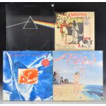 Approximately 100 albums including Pink Floyd, The Move, Kate Bush, Man, Dire Straits, The