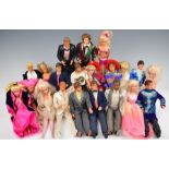Twenty-one Mattel Barbie dolls all dating 1980's & 90's together with a range of original clothing.