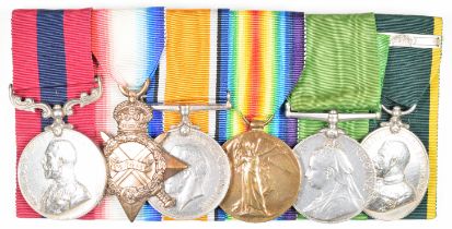 British Army Great War Worcestershire Regiment Distinguished Conduct Medal group of six, named to