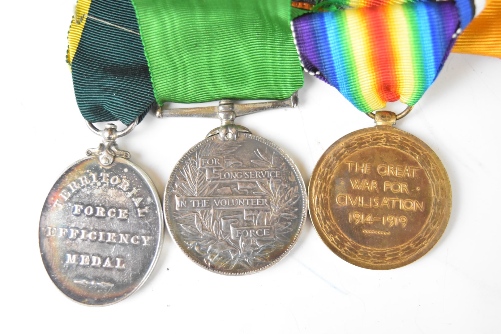 British Army Great War Worcestershire Regiment Distinguished Conduct Medal group of six, named to - Image 10 of 21