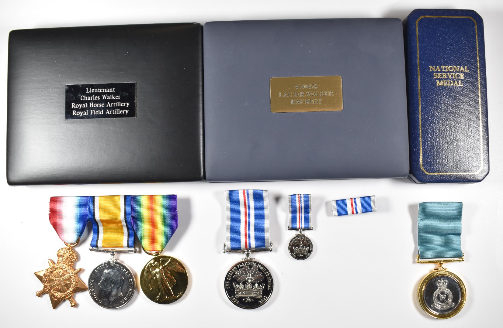 British Army WW1 replacement medals comprising 1914 Star, War Medal and Victory Medal, named to 1357 - Image 5 of 5