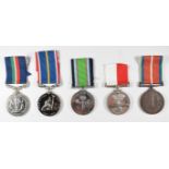 Five unofficial / commemorative medals comprising Intermediate Nuclear Forces Treaty Medal,