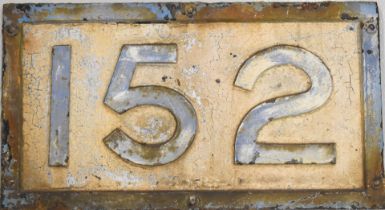 London & South Western Railway cast iron 152 bridge plate, length 56cm