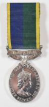 British Army Territorial & Army Volunteer Reserve (T. & A.V.R) Elizabeth II Efficency Medal named to