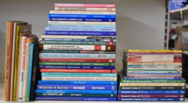 Approximately 55 railway interest books, many relating to the Somerset and Dorset