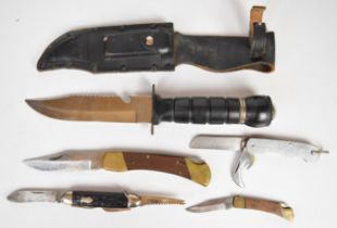 Military pocket knives / sheath knife including Rostfrei, Richards etc. PLEASE NOTE ALL BLADED ITEMS