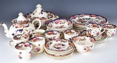 Masons dinner and tea ware decorated in the Blue Mandalay pattern, approximately thirty eight pieces