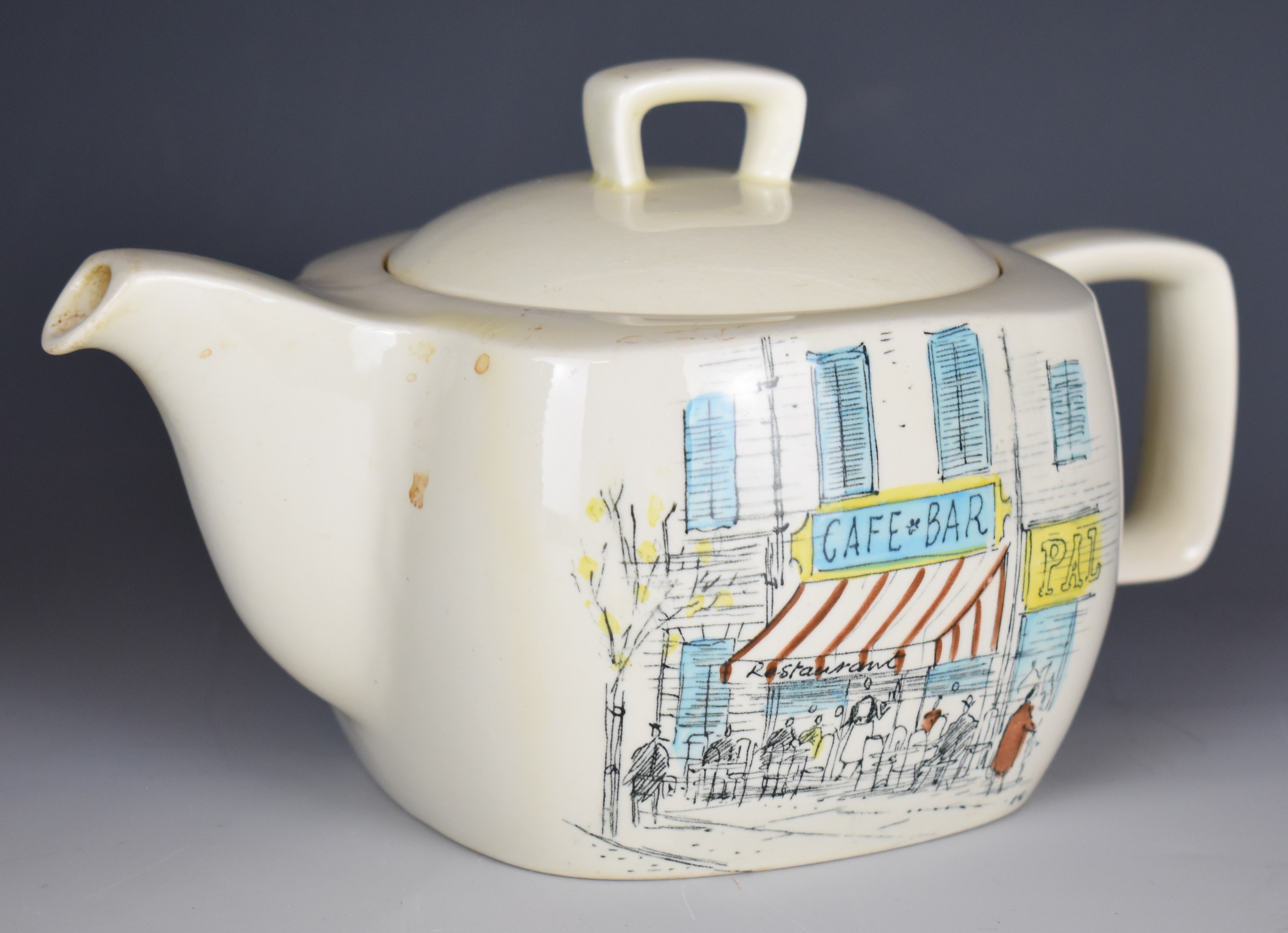Hugh Casson for Midwinter tea ware decorated in the Riviera pattern and three similar pieces - Image 5 of 6