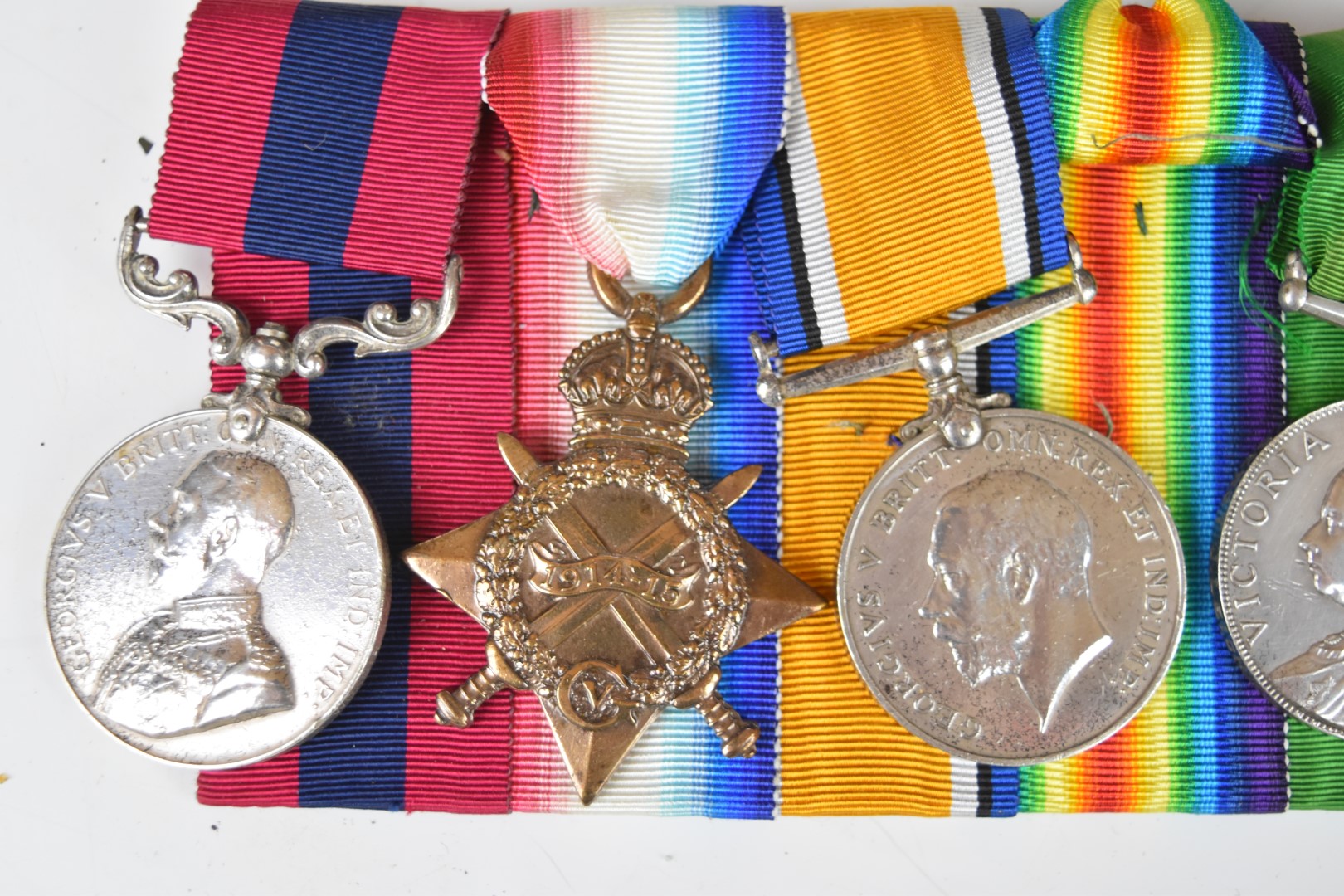 British Army Great War Worcestershire Regiment Distinguished Conduct Medal group of six, named to - Image 9 of 21