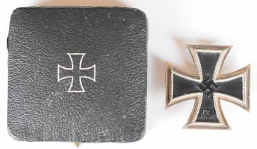 German WW2 Nazi Third Reich Iron Cross First Class, with fitted box