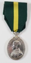 British Army WW1 George V Territorial Force Efficiency Medal named to 200092 Pte H Whiting, 7th
