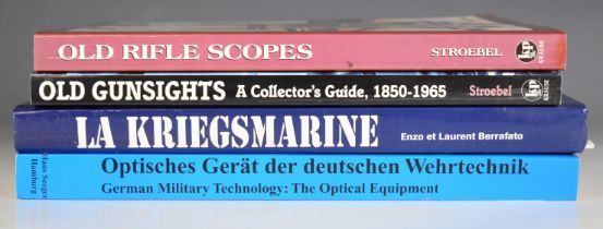 Gun and militaria books comprising La Kriegsmarine by Enzo and Laurent Berrafato, German military