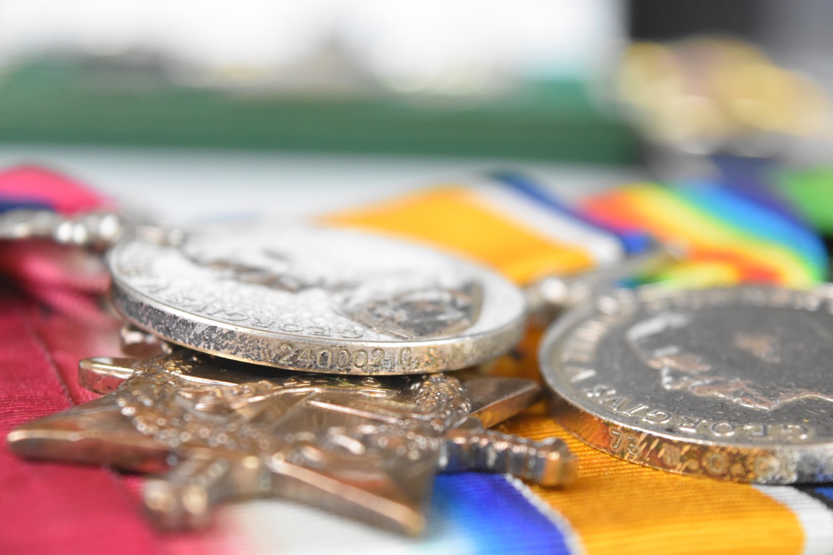 British Army Great War Worcestershire Regiment Distinguished Conduct Medal group of six, named to - Image 19 of 21