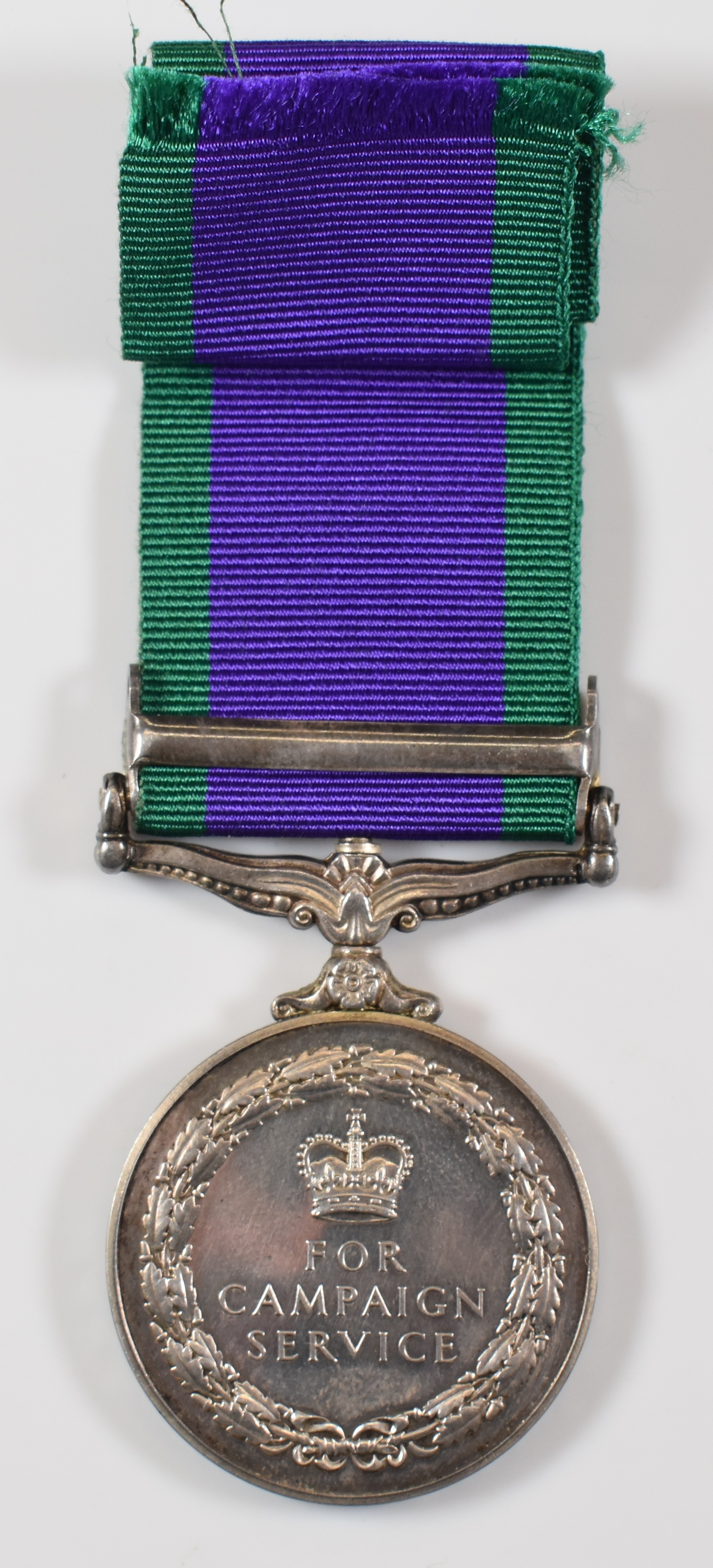 Royal Air Force Elizabeth II General Service Medal with clasp for South Arabia named to 0687895 - Image 2 of 4