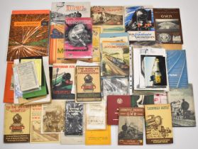 Railway books, booklets and ephemera including LNER Silver Jubilee, 1917 lost property auction