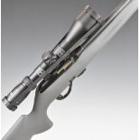 Remington Model 597 .22 semi-automatic rifle with composite stock, semi-pistol grip, four multi-shot