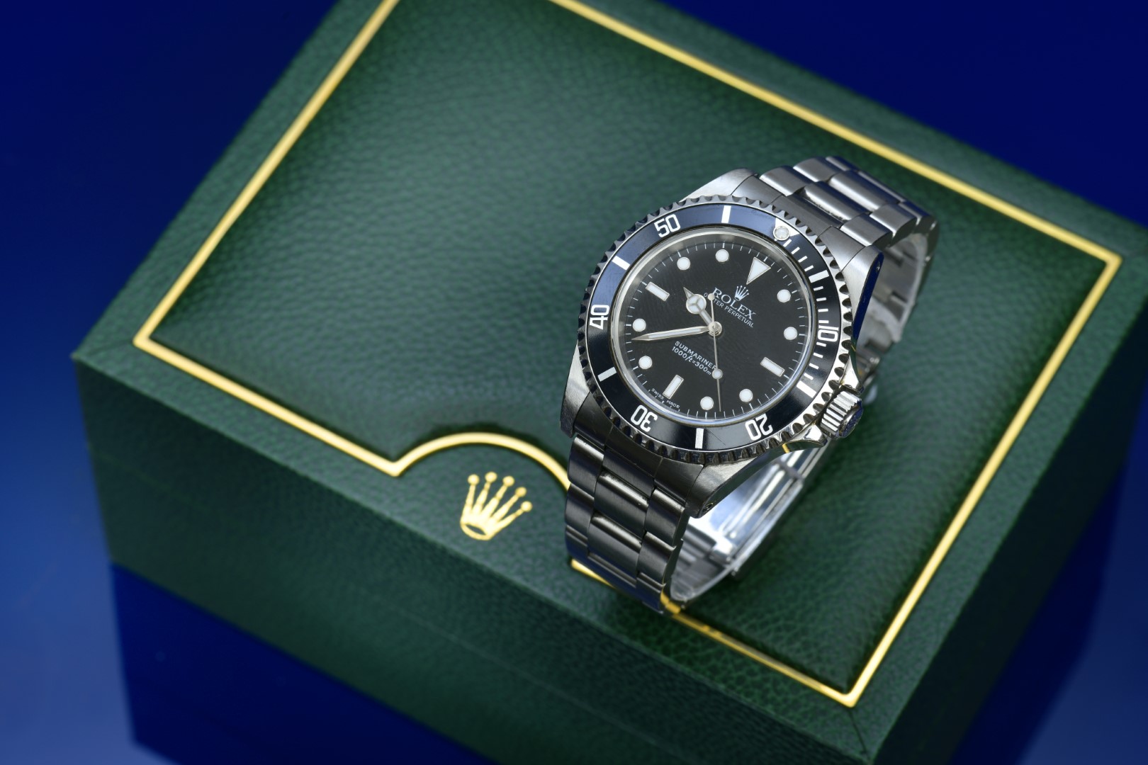 Rolex Oyster perpetual Submariner gentleman's wristwatch ref. 14060M with luminous hands and hour - Image 5 of 11