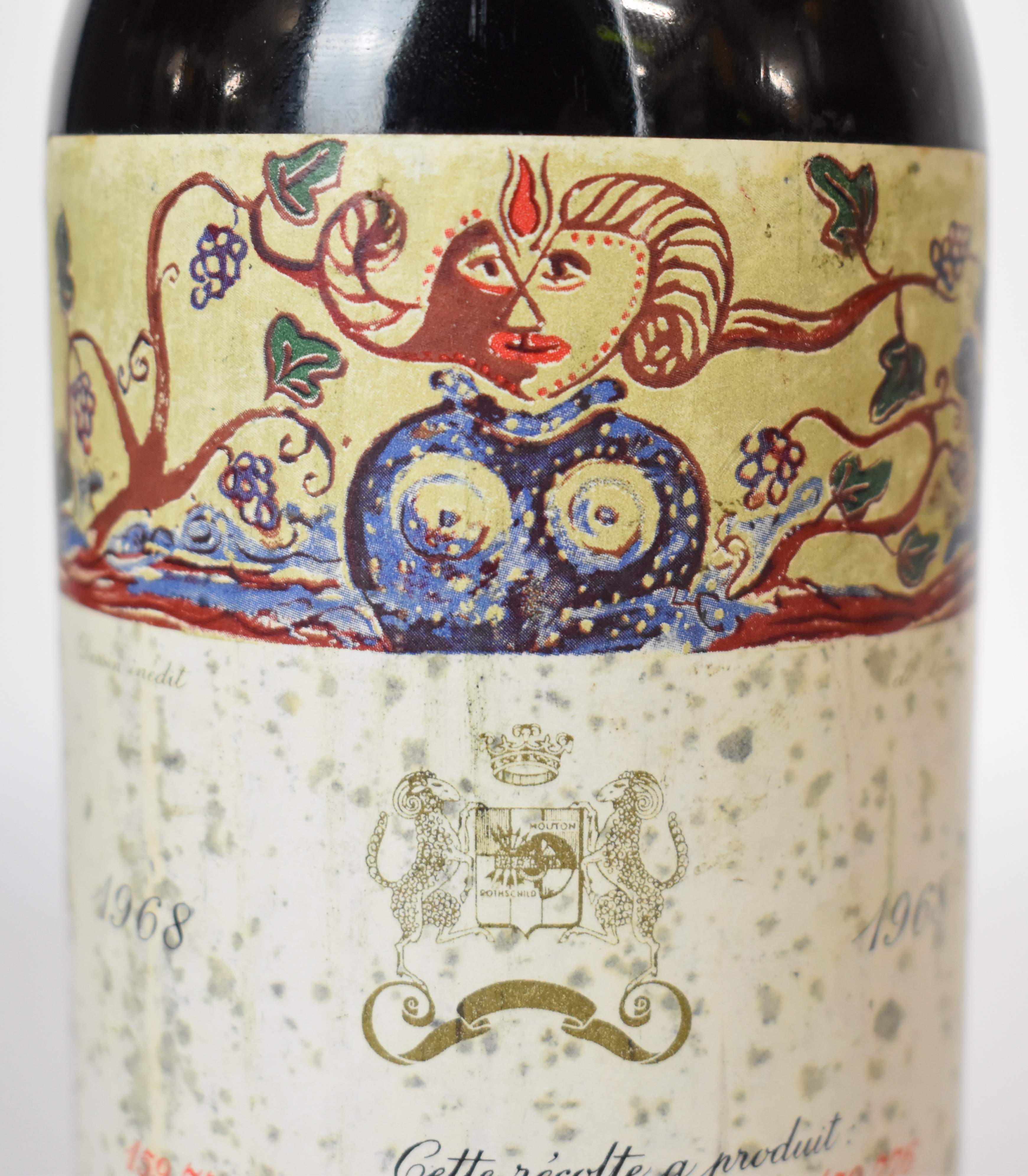 Chateau Mouton Rothschild red wine, 1968, bottle number 28753, 75cl. PLEASE NOTE ALL ALCOHOL & - Image 6 of 6