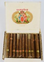 Twenty two Cabañas Bocaditos Cuban cigars, in original box PLEASE NOTE ALL ALCOHOL & TOBACCO ITEMS