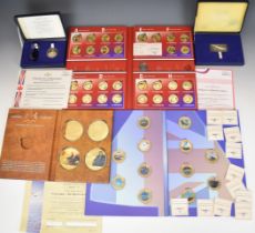 Cased / boxed collectible coins and medallions comprising Windsor Mint Concorde - The Queen of