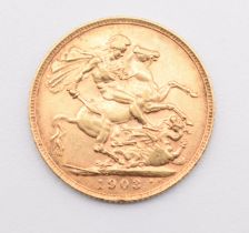 1903 Edward VII gold full sovereign