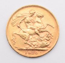 1910 Edward VII gold full sovereign