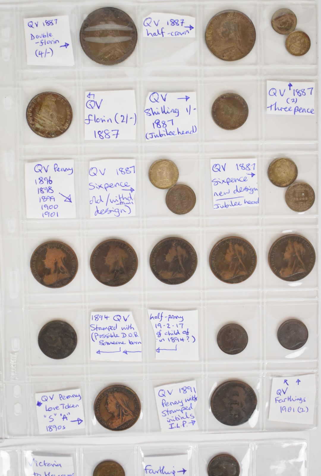A collection of mainly 19th century world coinage and tokens to include Charles II, William III - Image 8 of 11
