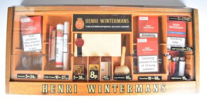 Henri Wintermans Cigars shop display cabinet with prices