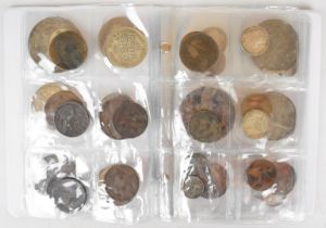 Georgian and later coins and medallions including 1820 George IIII, Victorian and 'rocking horse'