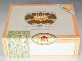 Twenty five H Upmann Royal Coronas Cuban cigars, in tubes and sealed box PLEASE NOTE ALL ALCOHOL &