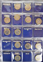 Change Checker album containing collectible £2 and 50p coins, 'round pounds' etc, includes