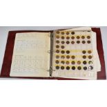 A collection of farthings, Charles II onwards through to 1956, includes a good quantity of George