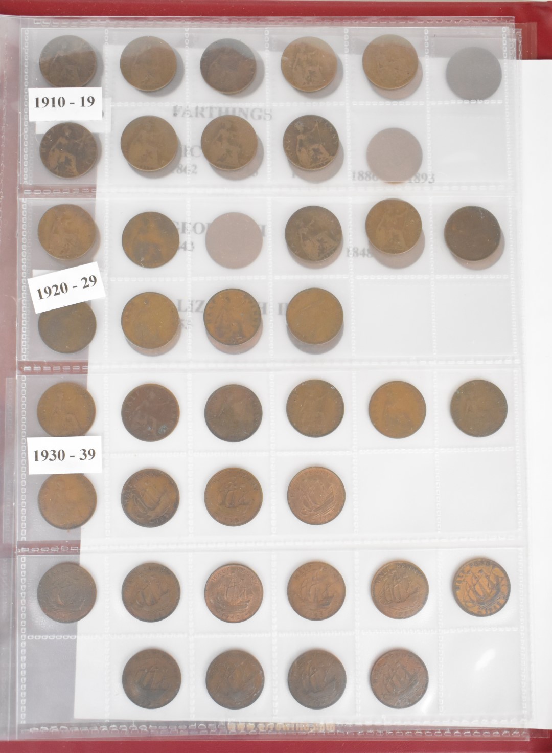 An amateur UK coin collection George III onwards, includes silver content, George III sixpences, - Image 6 of 7