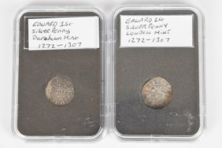 Edward I 1272-1307 hammered silver penny, London Mint, together with a Durham Mint example